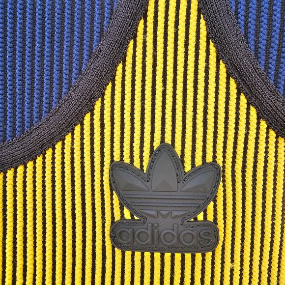 Adidas x Paolina Russo Knit Corset Dress Navy / Orange Multi Size M - Picture 7 of 9